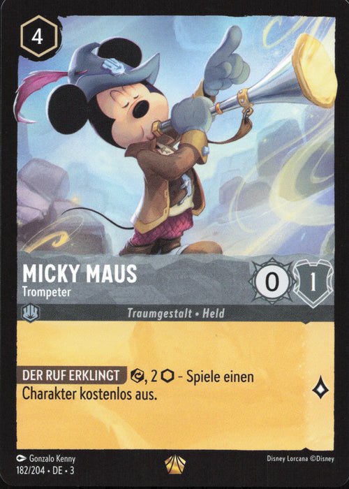 Micky Maus - Trompeter (V.1) 3INK-182 Legendary Deutsch