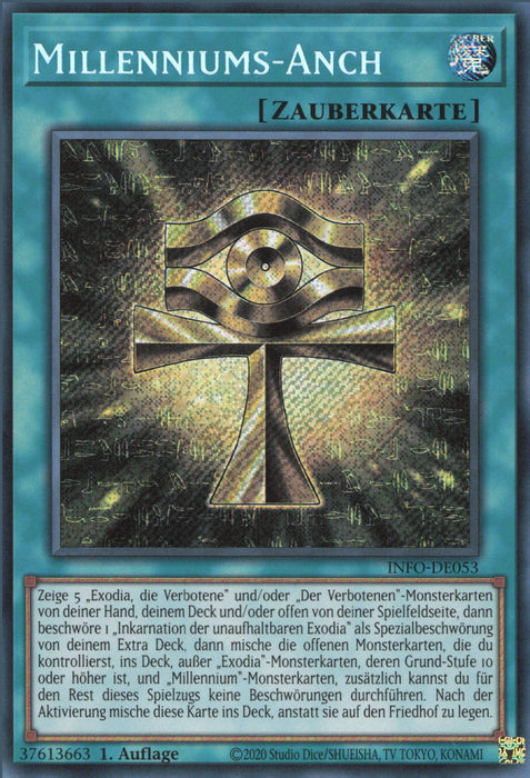Millenniums-Anch (V.1) INFO-DE053 Secret Rare Deutsch