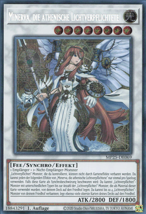 Minerva, die athenische Lichtverpflichtete MP25-DE069 Secret Rare Deutsch