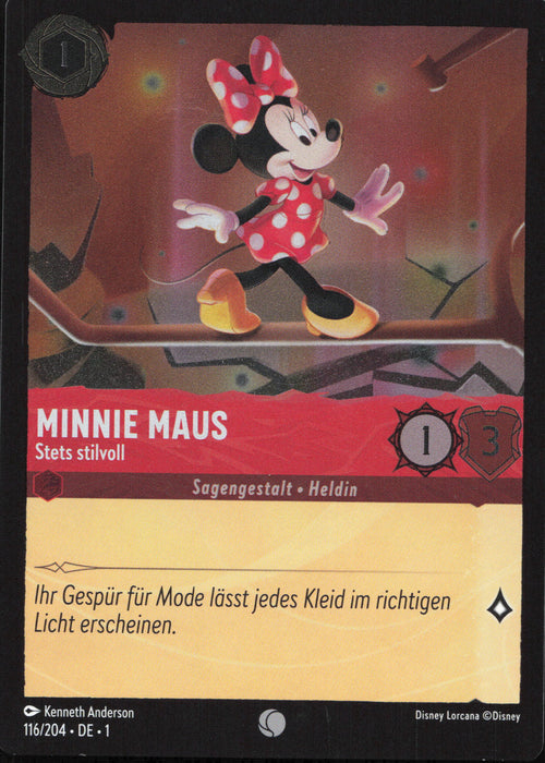 Minnie Maus - Stets stilvoll 1TFC-116 Common Deutsch