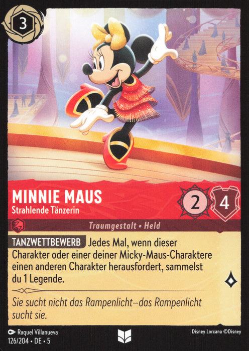 Minnie Maus - Strahlende Tänzerin 5SSK-126 Uncommon Deutsch