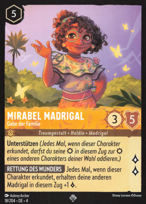 Mirabel Madrigal - Gabe der Familie 4URS-018 Super Rare Deutsch