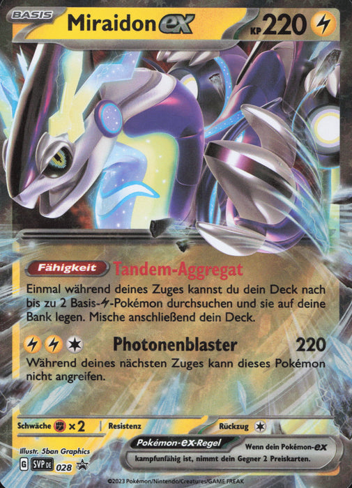 Miraidon ex SVP-028 Promo Deutsch