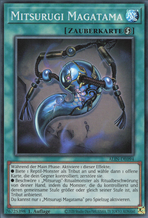 Mitsurugi Magatama ALIN-DE094 Super Rare Deutsch