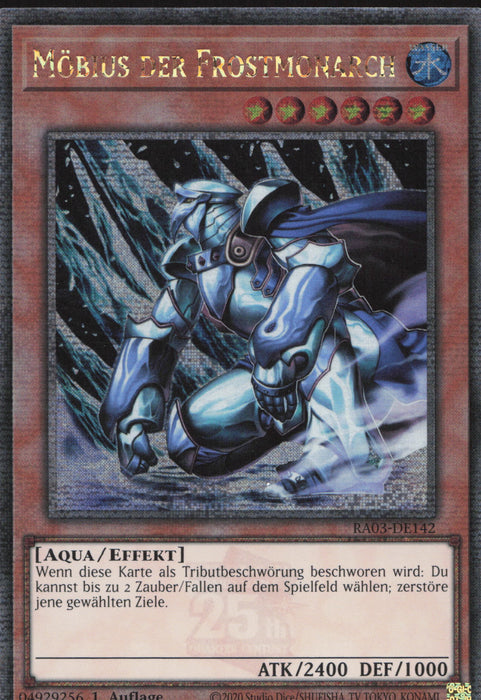 Möbius der Frostmonarch (V.2) RA03-DE142 Quarter Century Secret Rare Deutsch