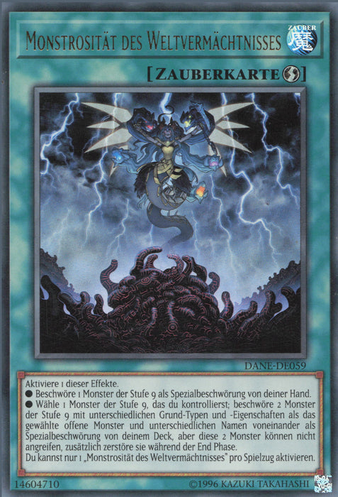 Monstrosität des Weltvermächtnisses DANE-DE059 Ultra Rare Deutsch