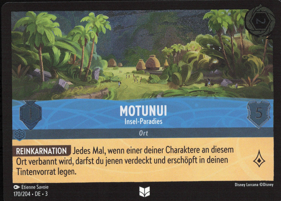 Motunui - Insel-Paradies 3INK-170 Uncommon Deutsch