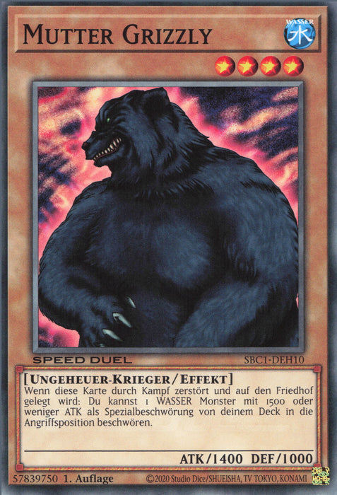 Mutter Grizzly SBC1-DEH10 Common Deutsch