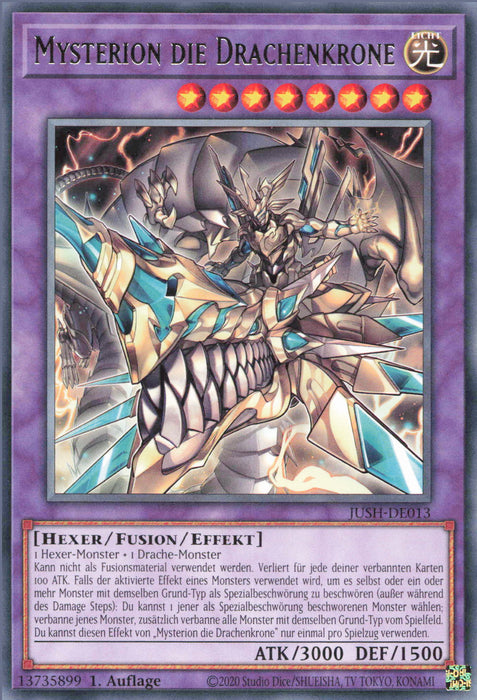 Mysterion die Drachenkrone JUSH-DE013 Rare Deutsch