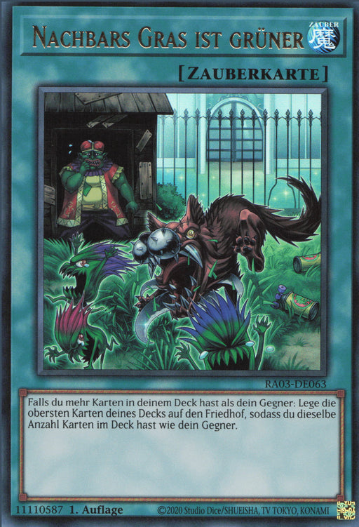 Yugioh That Grass Looks Greener (V.1) RA03-EN063 Super Rare Englisch kaufen — ReCollectibles
