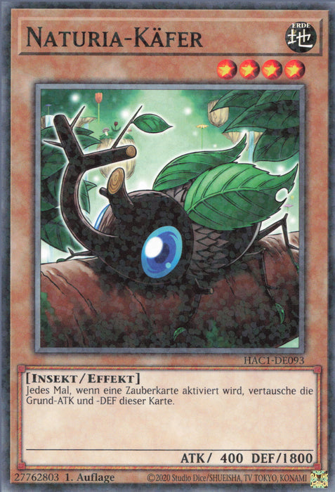 Naturia-Käfer (V.2) HAC1-DE093 Parallel Rare Deutsch