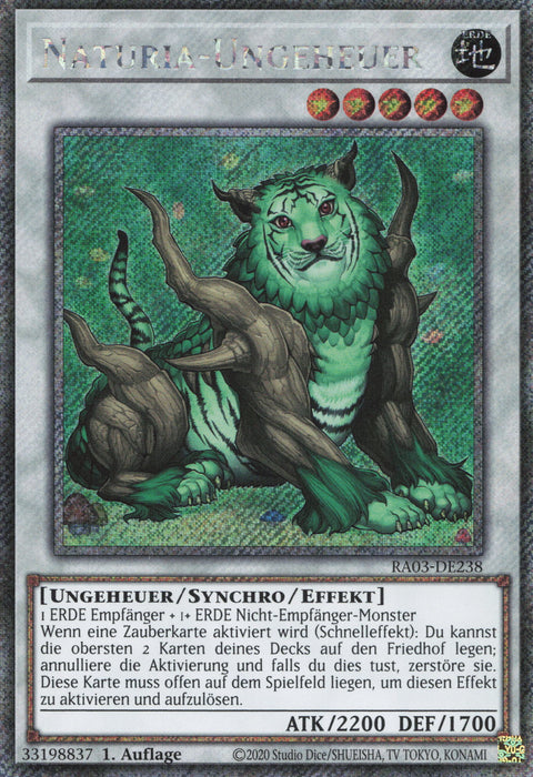 Naturia-Ungeheuer (V.1) RA03-DE238 Platinum Secret Rare Deutsch