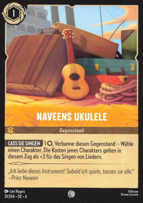 Naveens Ukulele 6AZS-031 Common Deutsch