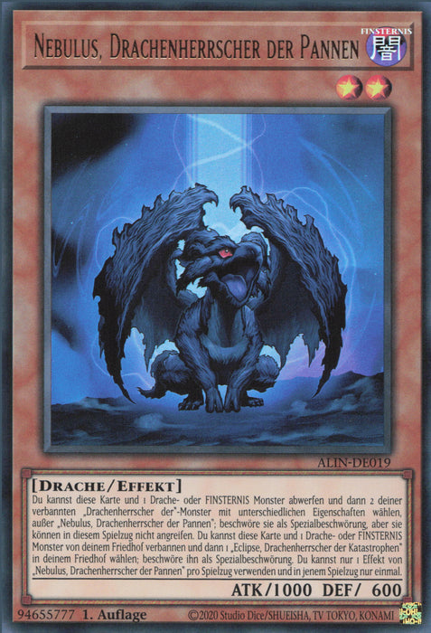 Nebulus, Drachenherrscher der Pannen ALIN-DE019 Ultra Rare Deutsch