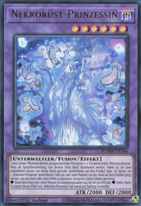Nekrorüst-Prinzessin (V.1) BLMM-DE146 Ultra Rare Deutsch