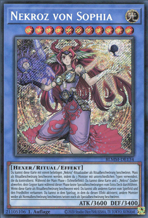 Nekroz von Sophia BLMM-DE134 Secret Rare Deutsch