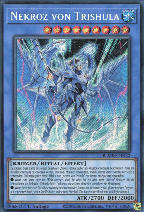 Nekroz von Trishula (V.1) BLMM-DE132 Secret Rare Deutsch