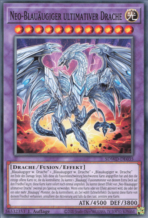 Neo-Blauäugiger ultimativer Drache SDWD-DE035 Common Deutsch