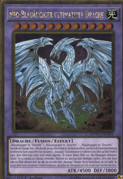 Neo-Blauäugiger ultimativer Drache (V.2) MVP1-DEG01 Gold Rare