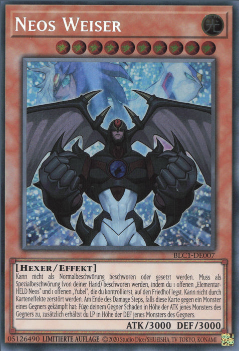 Neos Weiser BLC1-DE007 Secret Rare Deutsch