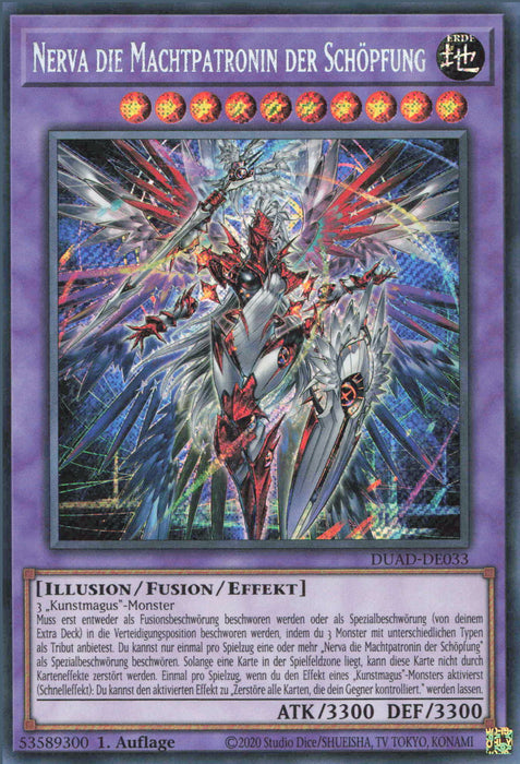 Nerva die Machtpatronin der Schöpfung DUAD-DE033 Secret Rare Deutsch