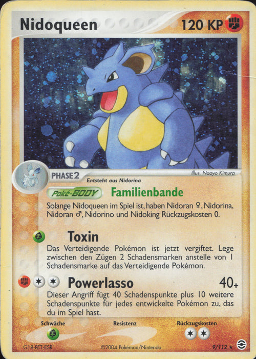 Nidoqueen FL-9 Holo Rare Deutsch