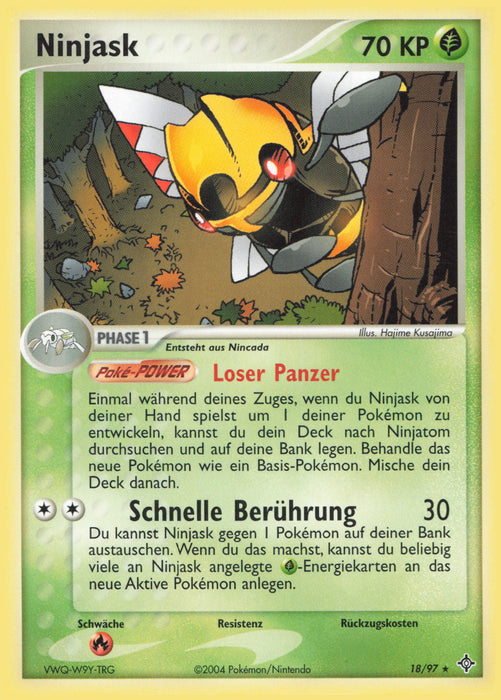 Ninjask DR-18 Rare Deutsch