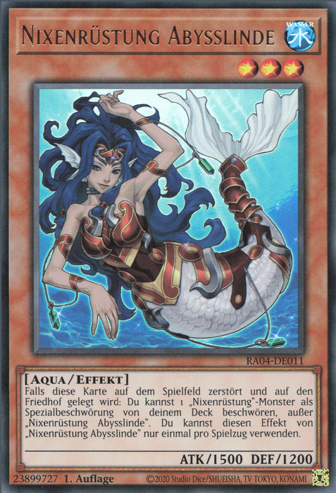 Nixenrüstung-Abysslinde (V.2) RA04-DE011 Ultra Rare Deutsch