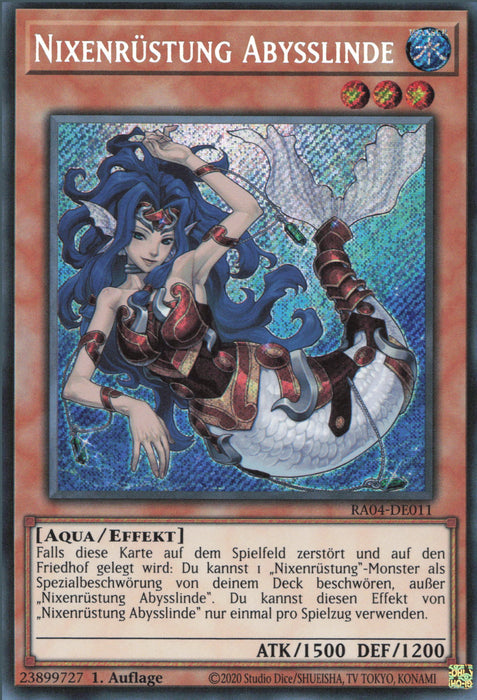 Nixenrüstung-Abysslinde (V.3) RA04-DE011 Secret Rare Deutsch