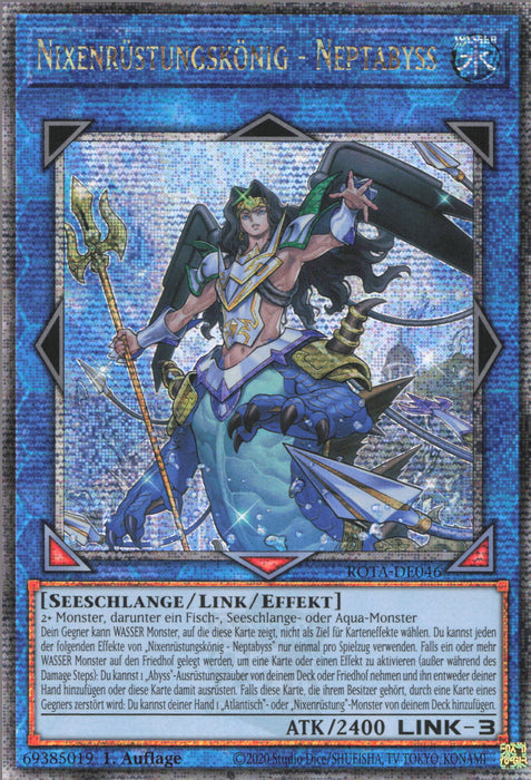 Nixenrüstungskönig - Neptabyss (V.2) ROTA-DE046 Quarter Century Secret Rare Deutsch