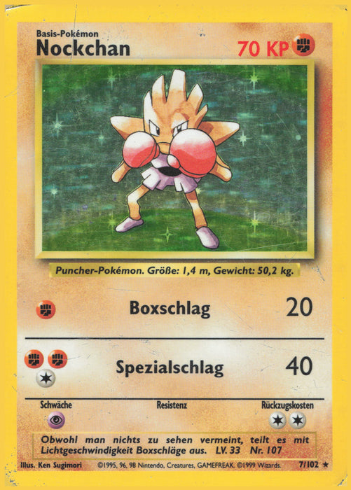 Nockchan BS-7 Holo Rare Deutsch