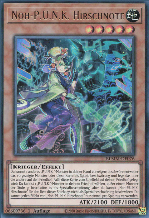 Noh-P.U.N.K. Hirschnote BLMM-DE076 Ultra Rare Deutsch