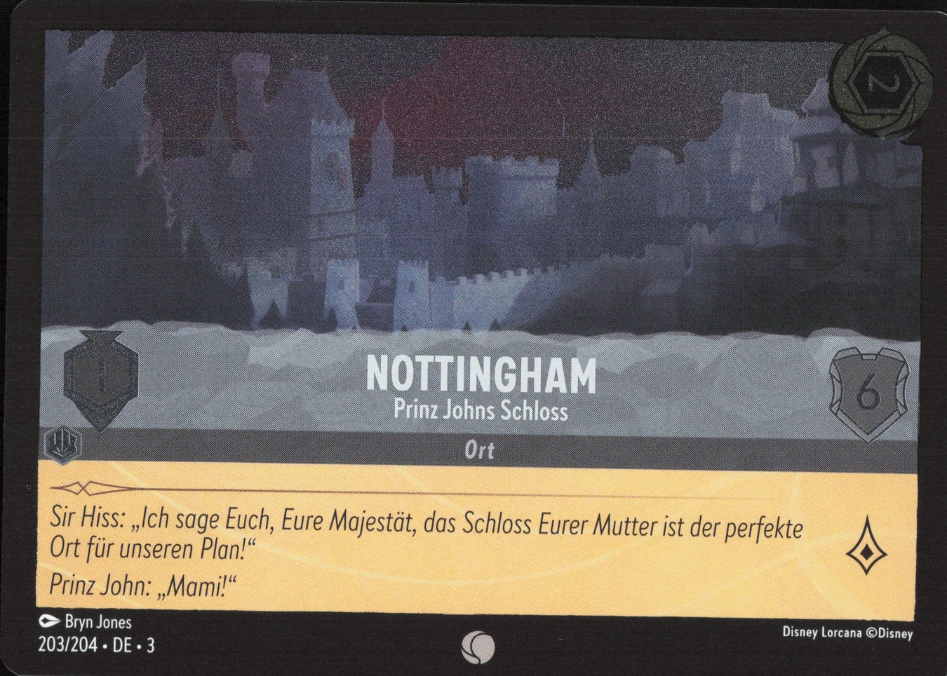 Alle Nottingham Charakterkarten in Disney Lorcana