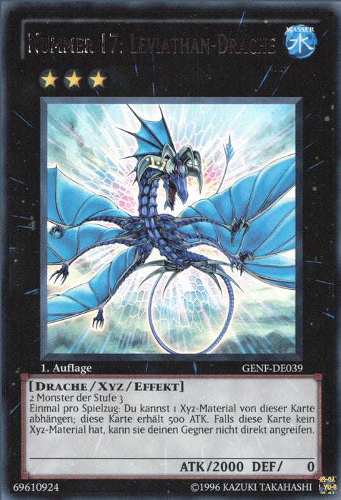 Nummer 17: Leviathan-Drache (V.1) GENF-DE039 Ultra Rare Deutsch