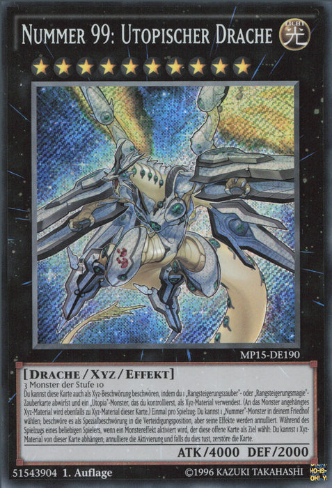 Nummer 99: Utopischer Drache MP15-DE190 Secret Rare