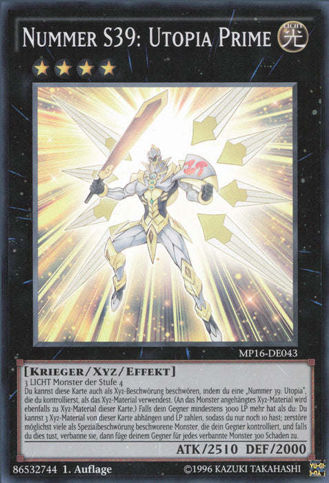 Nummer S39: Utopia Prime MP16-DE043 Super Rare