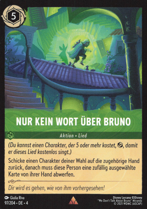 Nur Kein Wort Über Bruno (V.1) 4URS-097 Rare Deutsch