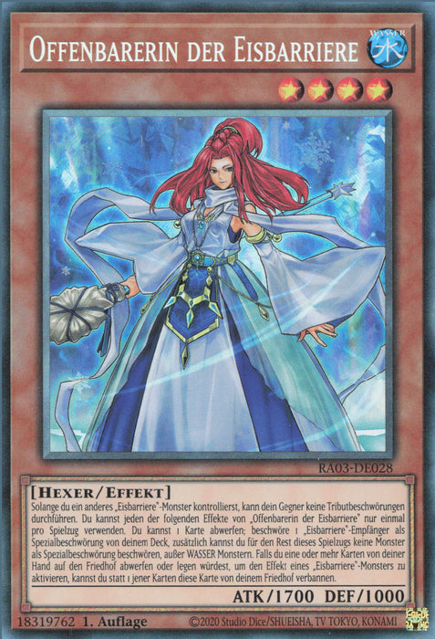 Offenbarerin der Eisbarriere (V.6) RA03-DE028 Collectors Rare Deutsch