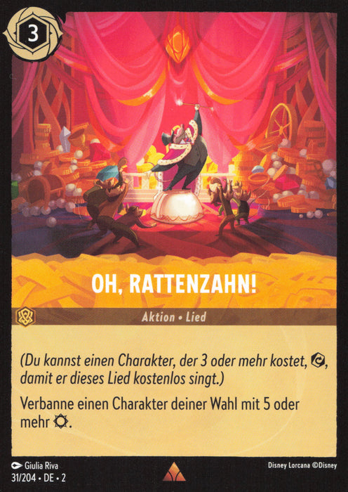 Oh, Rattenzahn! 2ROF-031 Rare Deutsch