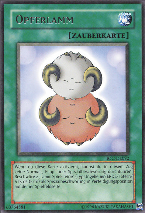 Opferlamm (V.2) IOC-DEEN092 Rare Deutsch