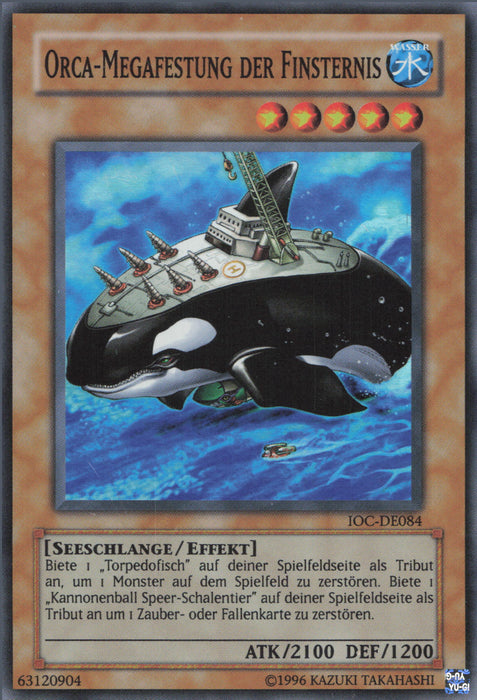 Orca-Megafestung der Finsternis (V.2) IOC-DEEN084 Super Rare Deutsch