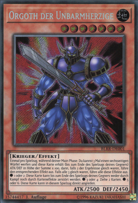 Orgoth der Unbarmherzige BLRR-DE001 Secret Rare