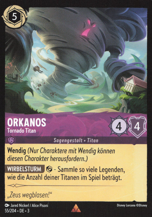 Orkanos - Tornado Titan 3INK-055 Rare Deutsch