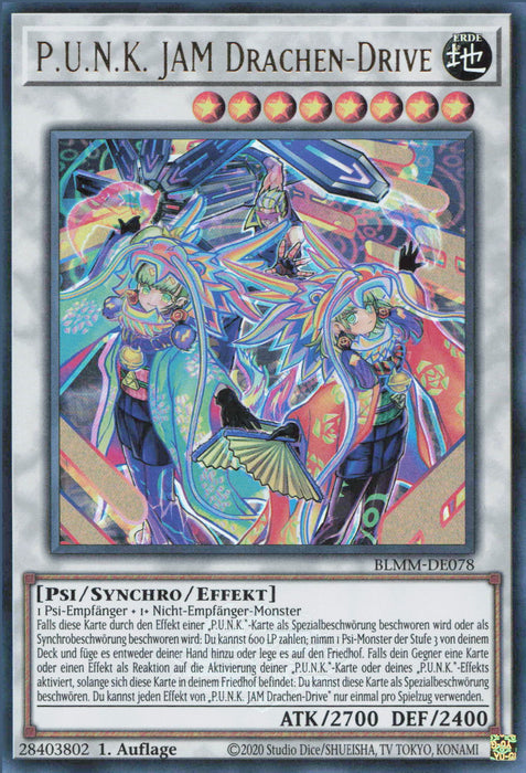 P.U.N.K. JAM Drachen-Drive BLMM-DE078 Ultra Rare Deutsch