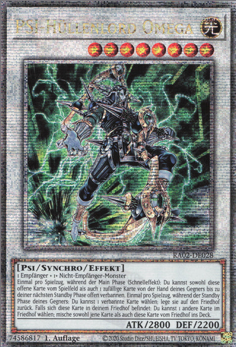 PSI-Hüllenlord Omega (V.5) RA02-DE028 Quarter Century Secret Rare Deutsch