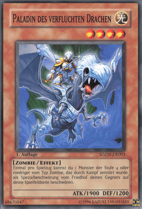 Paladin des verfluchten Drachen SDZW-DE003 Common Deutsch