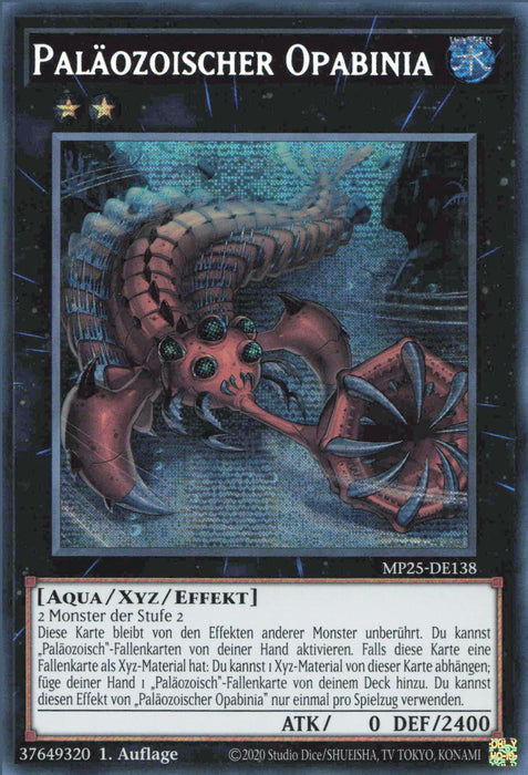 Paläozoischer Opabinia MP25-DE138 Secret Rare Deutsch