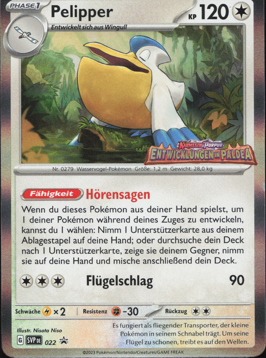 Pelipper SVP-022 Promo Deutsch