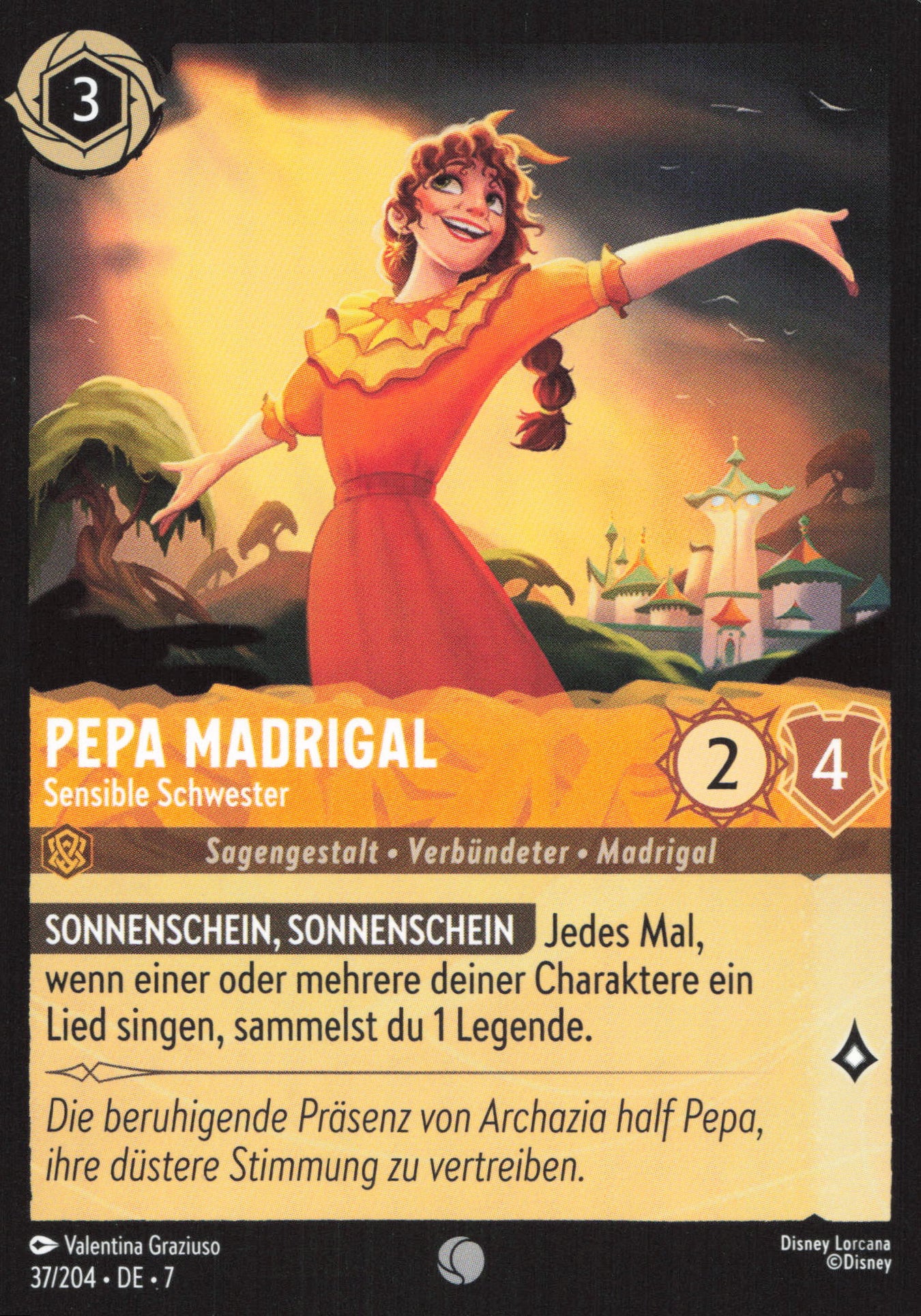 Alle Pepa Madrigal Charakterkarten in Disney Lorcana