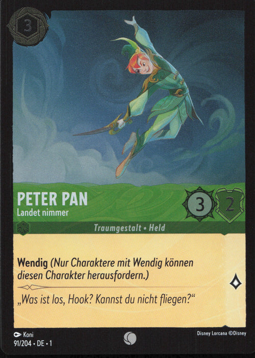Peter Pan - Landet nimmer 1TFC-091 Common Deutsch